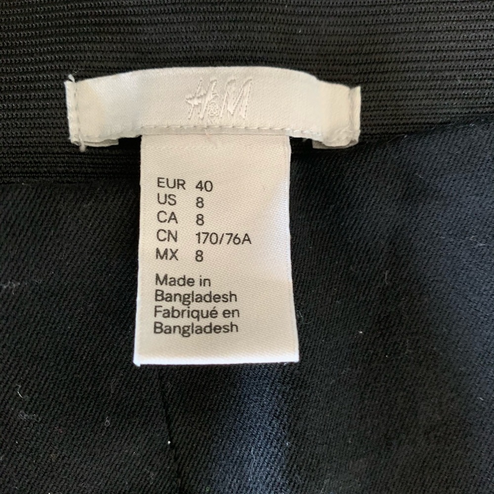 H&M dress pants black